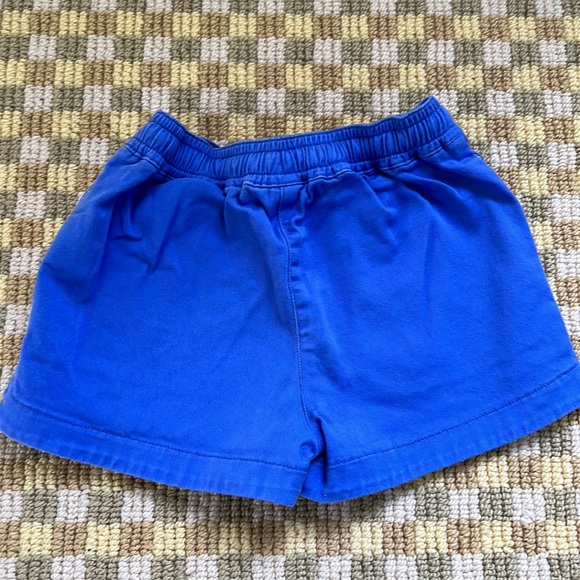 J. Crew Crewcuts Girls Blue Fishtail Hem Drawstring Chino Shorts Sz 2 - Picture 5 of 6
